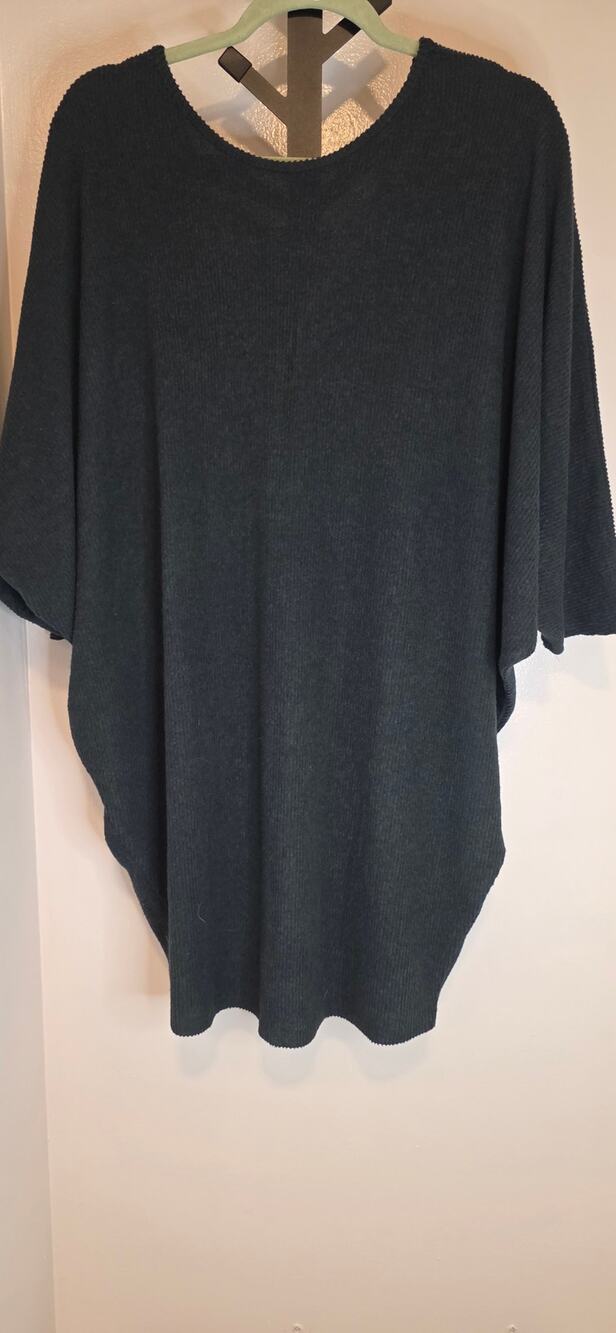 APRICOT Darkest Green Dolman Sleeve Hi-Lo Tunic NWT Size 6